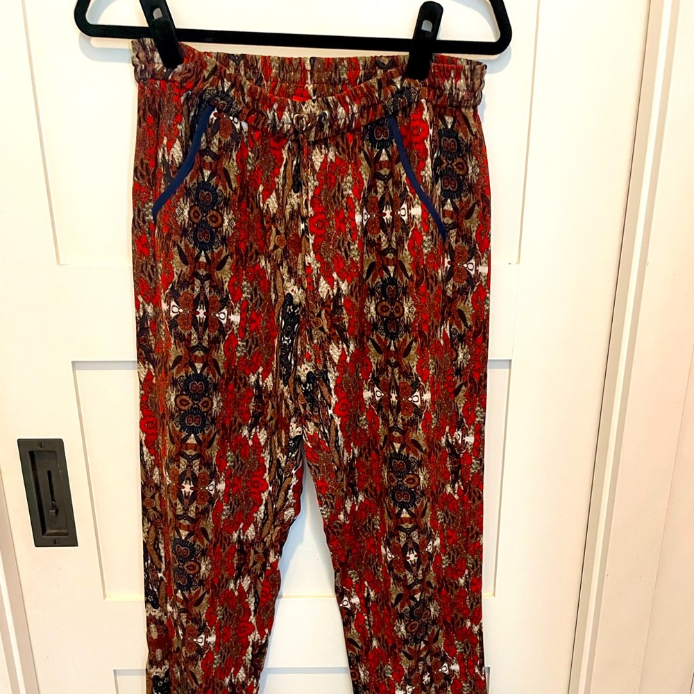 Anthropologie cartonnier letna print pants size medium (6-8)
